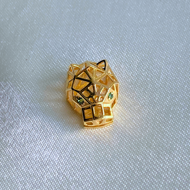 18K Gold Mini Panther Pendant