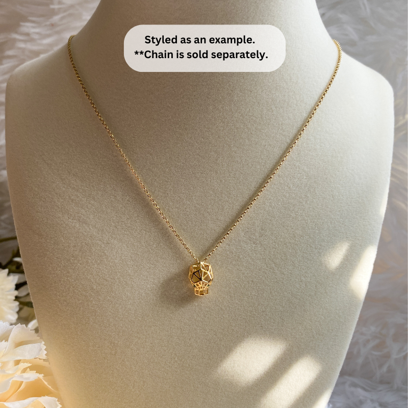 18K Gold Mini Panther Pendant