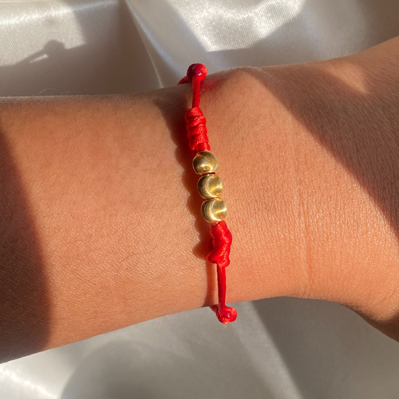 Handmade Cord Bracelets with Solid 18k Gold Charms