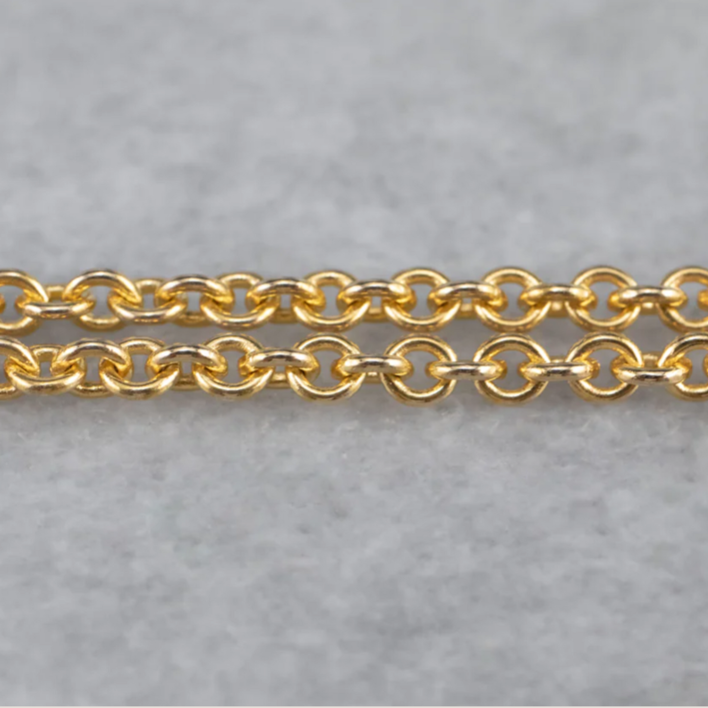 18K Gold Cable Chain Necklace