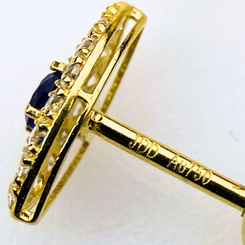 18K Solid Gold Evil Eye Stud Earrings – Minimalist Protection Jewelry with Screw-On Backs, Waterproof & Tarnish-Free