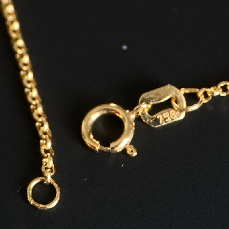 18K Solid Gold Rolo Chain