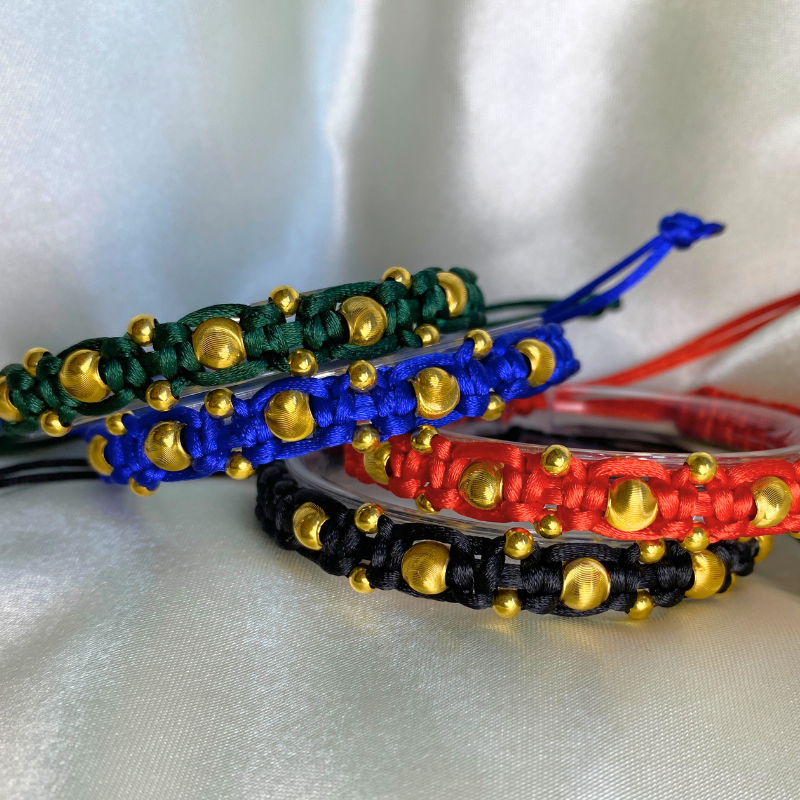 18K Gold Starburst Bracelet for Men and Women