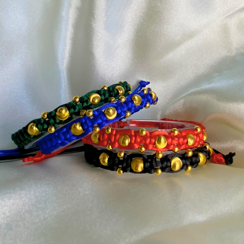 18K Gold Starburst Bracelet for Men and Women