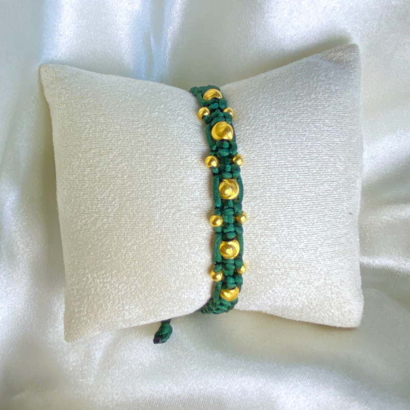 18K Gold Starburst Bracelet for Men and Women