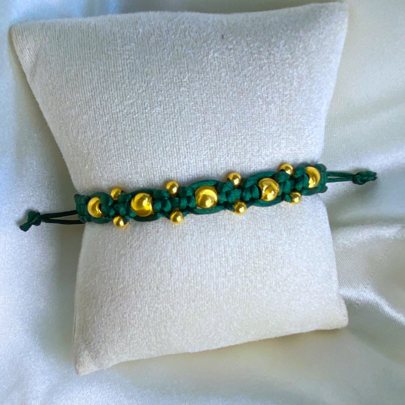 18K Gold Starburst Bracelet for Men and Women