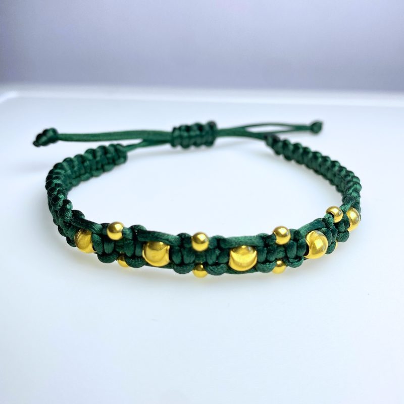 18K Gold Starburst Bracelet for Men and Women